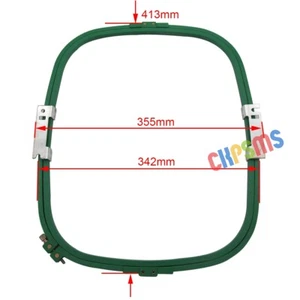 1Set Embroidery Hoop (1 frame+1 ring) 413MM*342MM- 355MM Wide (14") For Tajima - Picture 1 of 2
