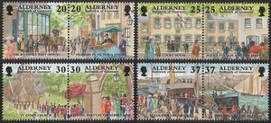 Alderney 1998 - Mi-Nr. 121-128 ** - MNH - Geschichte / History - Picture 1 of 1