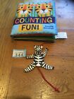 Baby First Cloth Book Story Learning Play Sensory Counting & Wood Toy Zebra