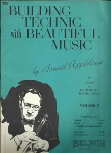 Bellissimo Insegnamento Con Bellissima Musica Violino Basso Vol 2 Applebaum Spartiti - Foto 1 di 1