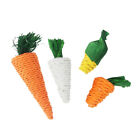 Bite Grind Teeth Corn Carrot Woven Balls Tooth Cleaning Hamster Rabbit Chew Toy