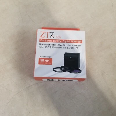 ZEIKOS - ZE-FLK58 58mm Professional Multi-Coated Glass 3-Piece Filter Kit  - Image 1 of 4