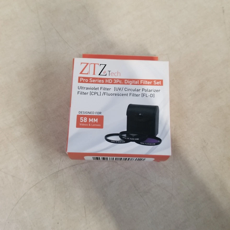 ZEIKOS - ZE-FLK58 58mm Professional Multi-Coated Glass 3-Piece Filter Kit  - Image 1 of 4