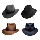 Fashion Woolen Fedoras Hat Jazzs Hat MagicShow Headwear Carnivals Party Wear