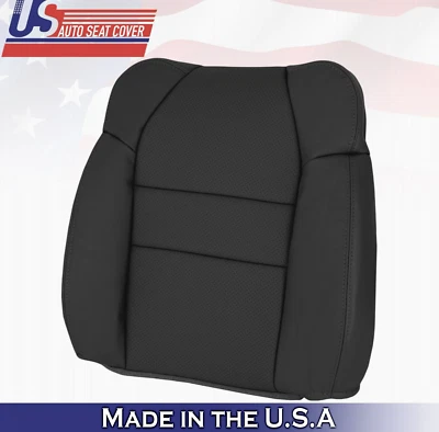 Cubierta de asiento de cuero negra con techo lateral del conductor para Acura MDX 2001 2002 2003 Foto 1 de 4