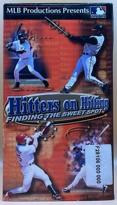 MLB Hitters on Hitting: Finding the Sweet Spot VHS 2001 Baseball *Buy 2 Get 1* - Image 1 of 3