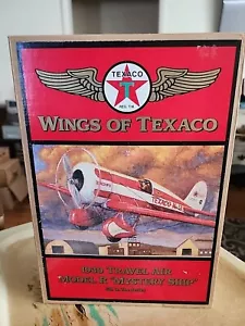 1930 Wings of Texaco Travel Air Model R Mystery Ship Die Cast Airplane Bank ERTL - Picture 1 of 4