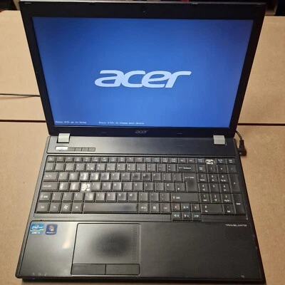 Acer TravelMate 5760, i5 , 15.6" , NO HDD, NO BATTERY, TESTED TO BIOS ONLY (83) - Image 1 of 4