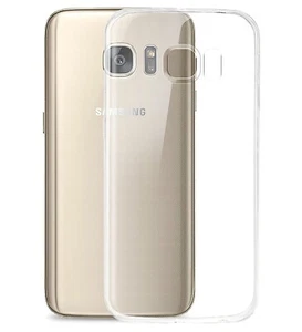 For SAMSUNG GALAXY S7 CLEAR CASE SHOCKPROOF ULTRA THIN GEL SILICONE TPU COVER - Picture 1 of 9