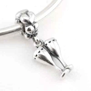Pandora 925 Silver Dangle Charm | Champagne Glasses Cheers | Genuine - Picture 1 of 2