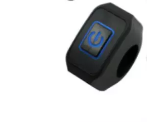 7/8" 12V 10A Motorcycle ON/OFF Power Switch LED-BLUE - Foto 1 di 5