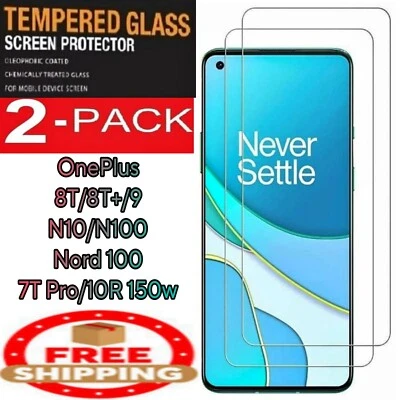 F049 Screen Protector For One Plus 8T+/9/N10/N100 Nord 100 Glass - Image 1 of 4