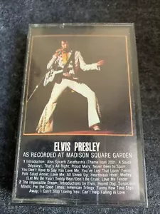Elvis Presley : Elvis As Recorded At Madison Square Garden (Cassette) : VGC - Picture 1 of 2