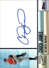 2006 Topps Autographs Atlanta Braves Baseball Card #CJ Chuck James  