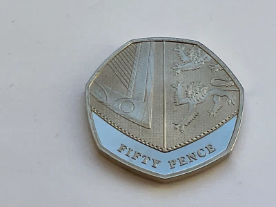 Simply Coins~ 2017 PROOF SHIELD 50P FIFTY 50 PENCE COIN - Image 1 of 4