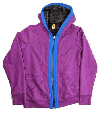 Acogedora sudadera con capucha mediana forrada con cremallera Lucy Activewear para mujer Foto 1 de 4