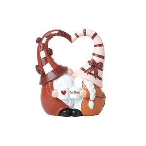 Coffee Gnomes Decorations Brown Gnome Figurines for Coffee Bar Gnomes Kitchen... - Picture 1 of 6