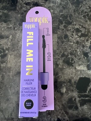 Toppik Fill Me In Hairline Filler - 0.176 oz Each - Black Foto 1 de 3