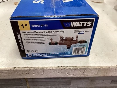 Watts 009M2-QT-FS Reduced Pressure Zone Assembly 1” - Image 1 of 2