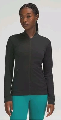 Lululemon Womens Seamless Training Jacket, Black. UK 12 US 8. rrp £128. - Image 1 of 4