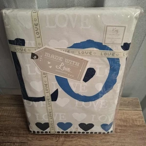 Juego de funda nórdica y funda de almohada tamaño king con tema "Love" - Imagen 1 de 8