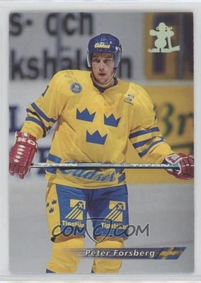 Muñeco de nieve Semic Wien 1996 Holofoil #57 Peter Forsberg SP snowie SSP raro Suecia Foto 1 de 2