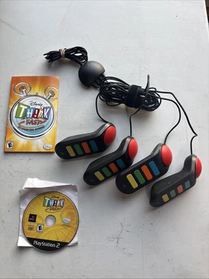 Sony PlayStation PS2 Disney Think Fast Trivia Game with 4 Quiz Buzzers - Image 1 of 4