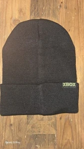 Xbox Official Gear Logo Knit Cuffed BLACK Beanie Hat Cap, BRAND NEW - Picture 1 of 4