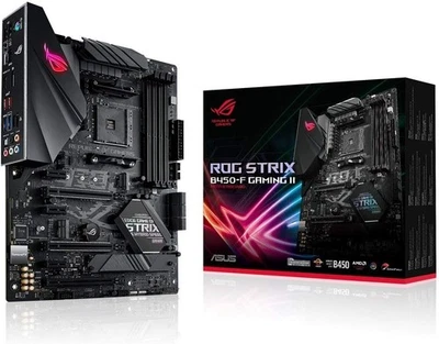 ASUS ROG Strix B450-F Gaming II AMD AM4 Ryzen 5000, 3rd Gen Ryzen ATX Gaming - Image 1 of 4