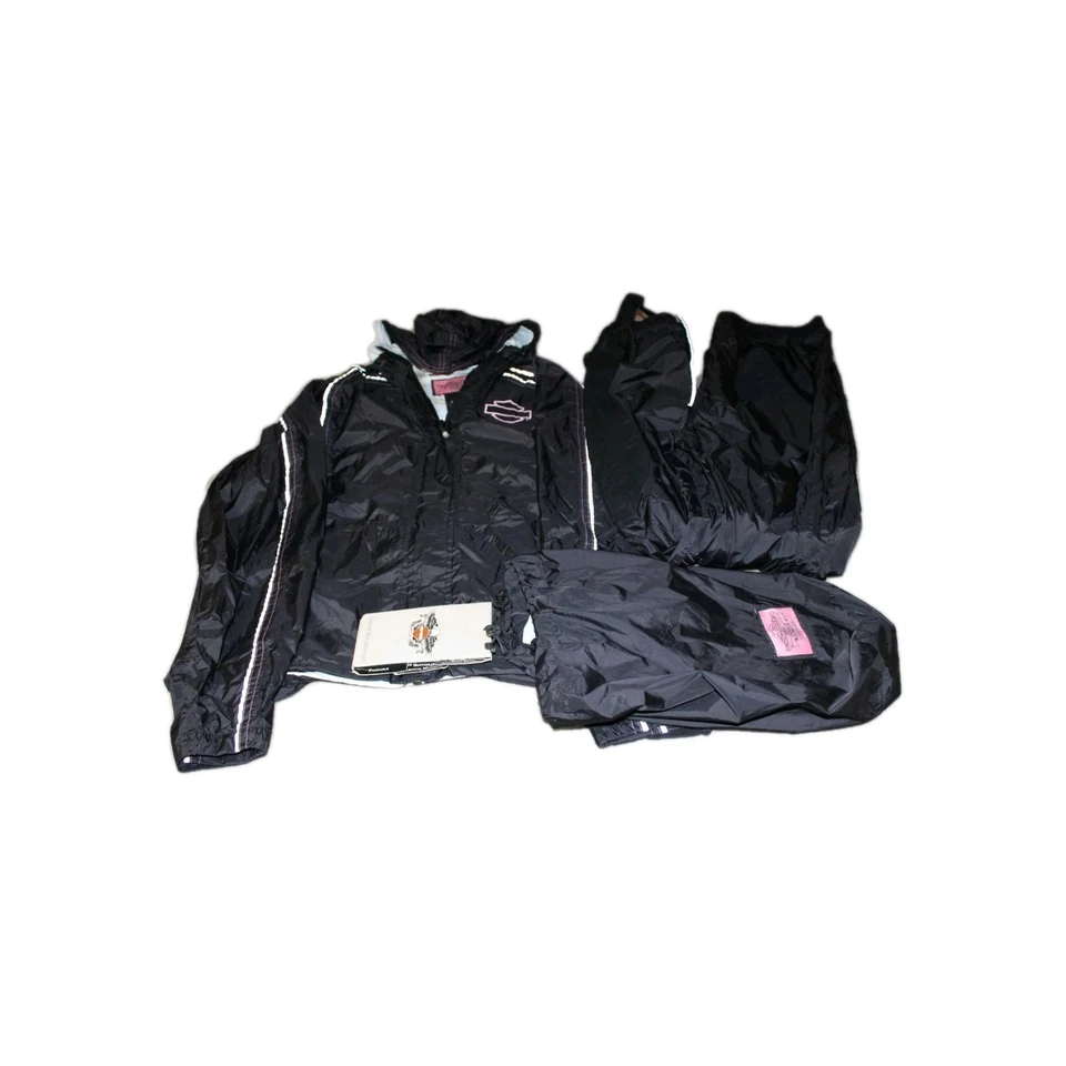 Harley Davidson Women’s Rain Gear Set Breast Cancer Awareness Edition Sz Small  - Image 1 of 4