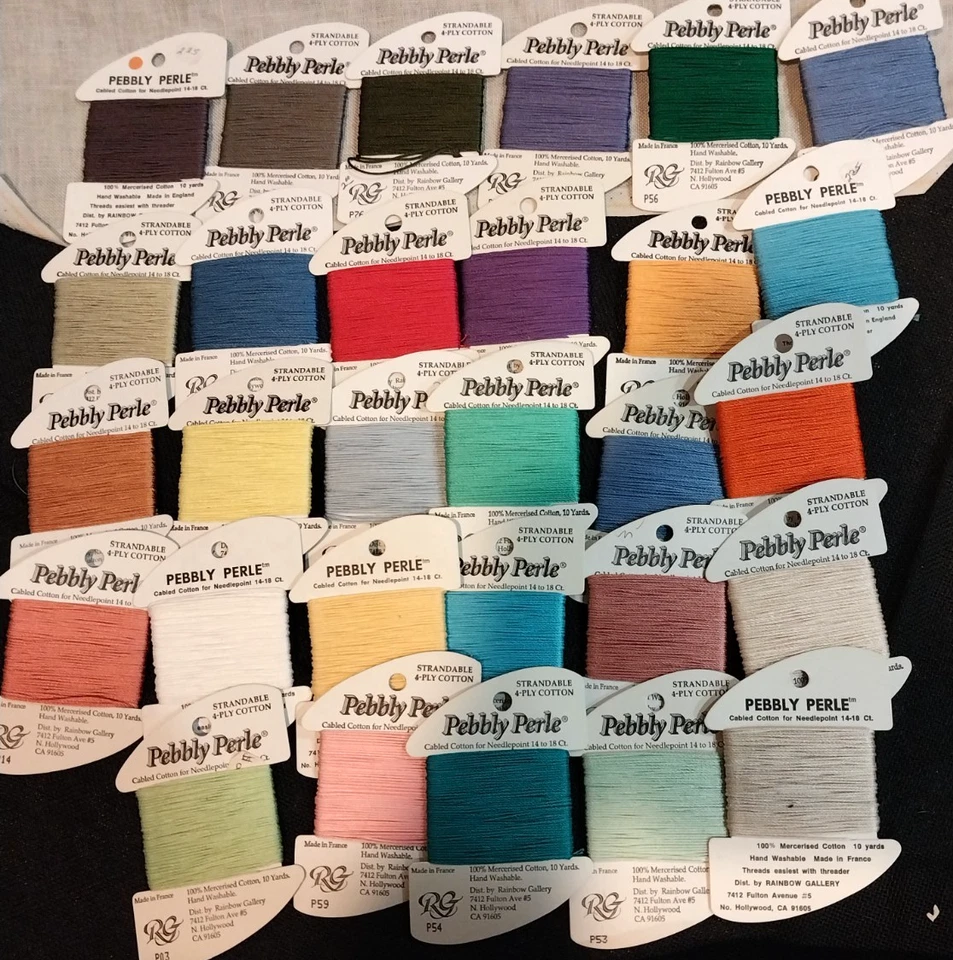 29x Pebbly Perle 4 ply cabled cotton for needlepoint - Image 1 of 2
