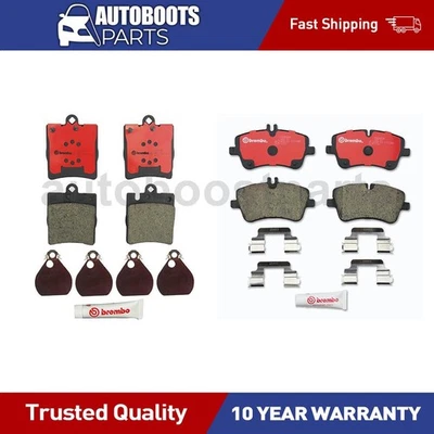 Комплект передних задних дисковых тормозных колодок для Mercedes-Benz C320 2001-2005 годов выпуска - Изображение 1 из 3