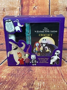 The Nightmare Before Christmas Crochet Kit Jack Skellington & Sally NIB - Picture 1 of 6