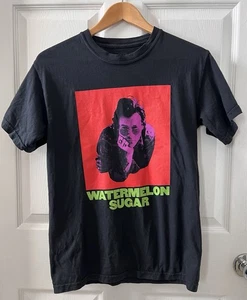 HARRY STYLES HS Watermelon Sugar Size S Black Music Concert T-shirt 100% Cotton - Picture 1 of 14
