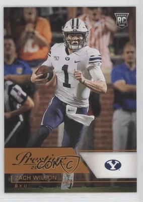 2021 Panini Chronicles Draft Picks Prestige Orange Zach Wilson #82 Rookie RC - Image 1 of 2