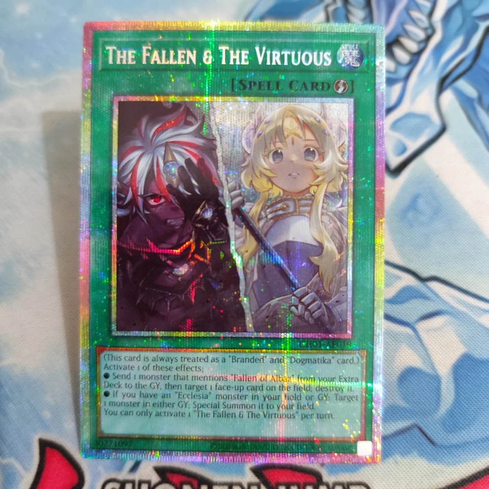 Yugioh Asian English The Vallen & The Virtuous CH01-AE019 PSE Original - Image 1 of 2