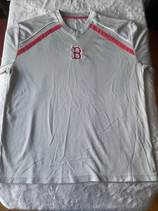 Camisa Boston Red Sox MLB mercancía genuina bordada cuello en V extra grande - Imagen 1 de 9