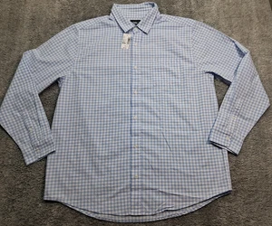 NEW Children’s Place Button Up Shirt Adult Mens XL Plaid Check Whirlwind - Picture 1 of 10