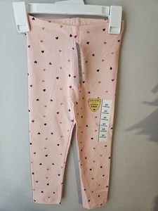 Cat & Jack Baby Mädchen Leggings Rosa Bunt Herzen Größe 3T Monate Neu - Bild 1 von 3