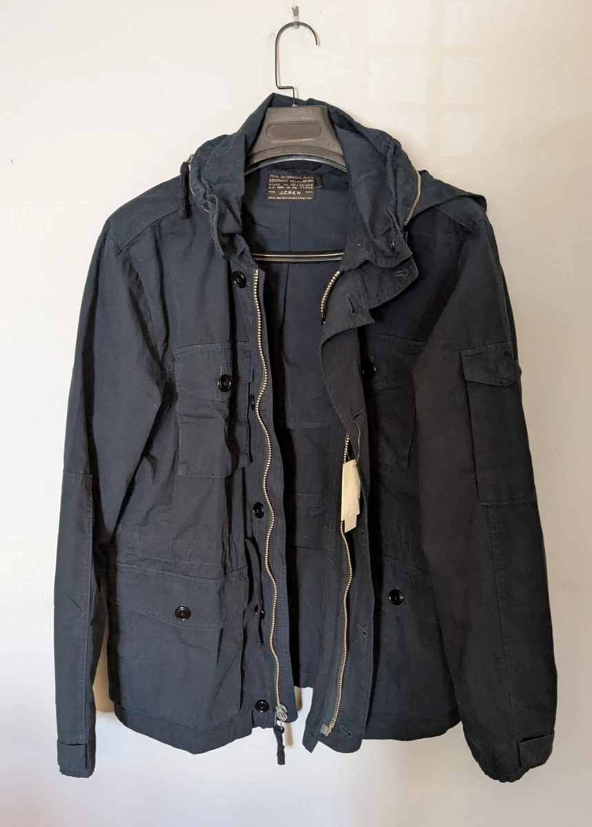 J.CREW Blue Cotton Outer Shell Coats, Jackets & Vests for Men for