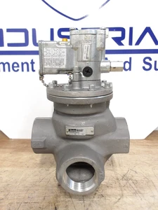 PARKER 1-1/2" 3-WAY PNEUMATIC SOLENOID VALVE H3259E04653C, #6201106G NEW - Picture 1 of 9