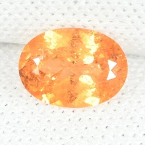 1.13  ct DAZZLING FANTA ORANGE NATURAL SPESSARTITE  GARNET  GEMS OVAL See Vdo SP - Picture 1 of 2