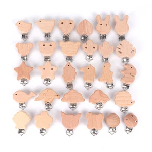 DIY Pacifier Chain Clips Animal Beech Baby Teething Dummy Soother Holder Adapter - Picture 1 of 26