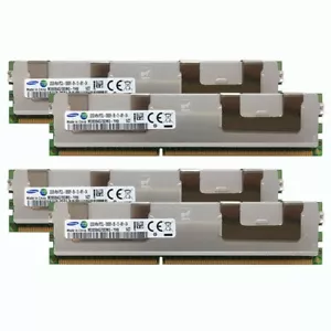 4x 32GB Samsung 4Rx4 PC3L-10600R DDR3L 1333Mhz DIMM ECC SERVER Memory RAM - Picture 1 of 3