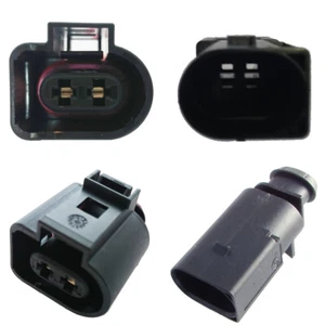Connettore auto - AMP Tyco VAG 2-pin (SET) 1J0973722, 1J0 973 722 audi vw seat - Picture 1 of 4