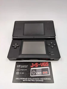 NDC - Nintendo DS Lite Onyx Schwarz FÜR ERSATZTEILE SCHALTET SICH NICHT EIN WIE BESEHEN - Bild 1 von 6