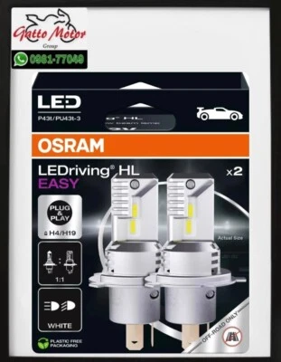 LAMPADE LED H4 LED OSRAM COPPIA LED DRIVING HL EASY LAMPADE PLUG E PLAY 6500K - Immagine 1 di 4