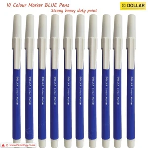 Marcatore a colori BLU dollaro punta feltro penne scrittura disegno schizzo linea calligrafia professionale - Foto 1 di 15