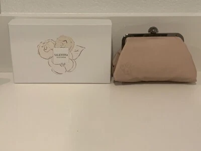 VALENTINA VALENTINO IMITACIÓN CUERO Cosmético Maquillaje Bolso sin asas Estuche Cartera Bolso Nuevo en caja Foto 1 de 4
