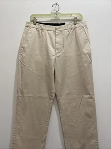 Alfani ALFATECH Stretch Flat Front 32x 30 Khaki Chino BRAND NEW With Tags - Picture 1 of 9